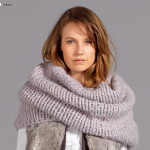 photo tricot modèle tricoter tour de cou circulaires 5