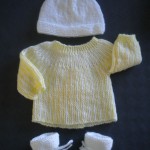 photo tricot patron tricot layette facile 9