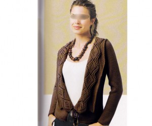 photo tricot tricot modele de gilet femme 18