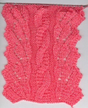 tricoter une echarpe fantaisie