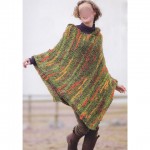 photo tricot tricoter modele poncho 13