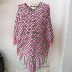 photo tricot tricoter modele poncho 16