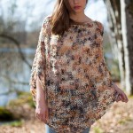 photo tricot tricoter modele poncho 9