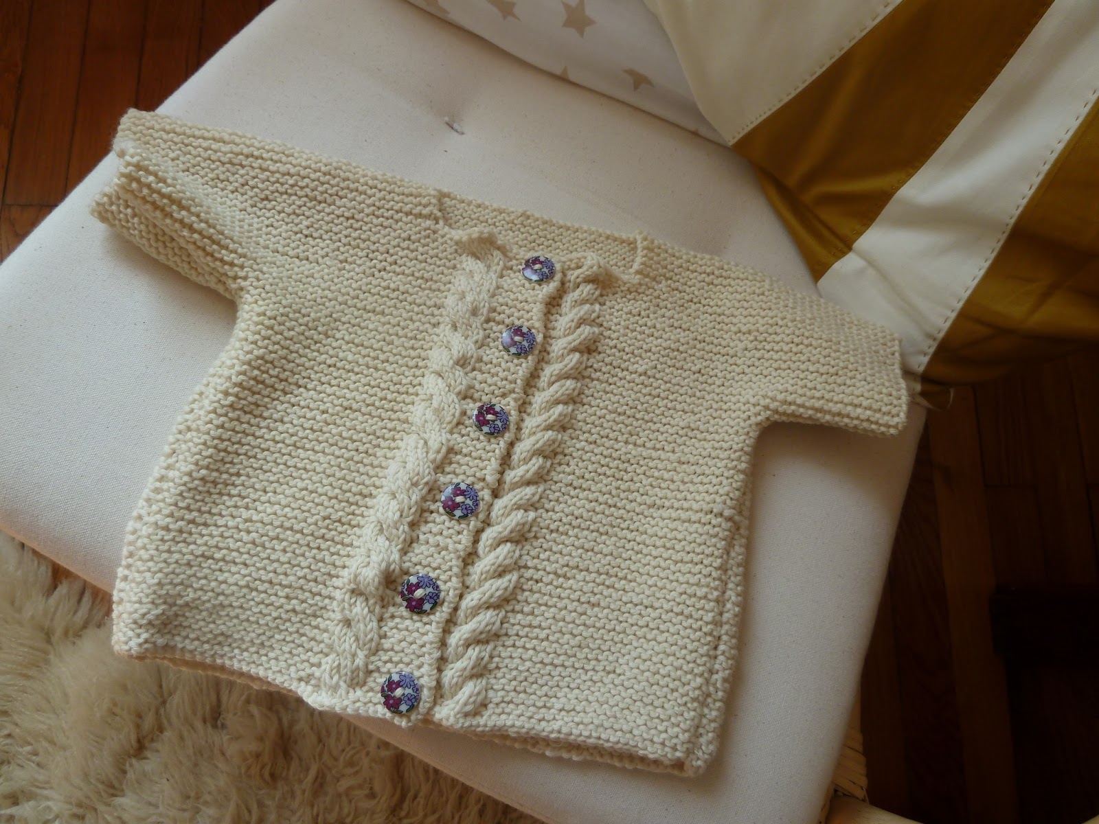 modèle tricot debutant torsade