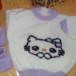 modele pull hello kitty a tricoter #10