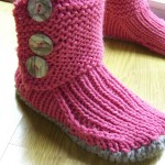 modele tricot chausson hello kitty #11