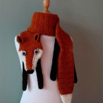 modele tricot echarpe renard #10