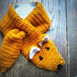 modele tricot echarpe renard #1