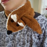 modele tricot echarpe renard #9