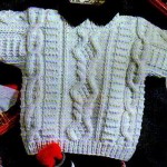 modele tricot irlandais bebe #9