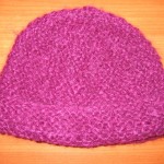 modèle tricot bonnet femme point mousse #8