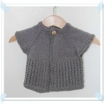 modèle tricot gilet layette #3