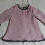 modèle tricot jersey robe bébé #15