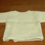 modèle tricot jersey robe bébé #17