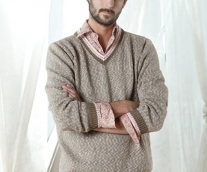modèle tricot pull col v #18