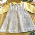 modèle tricot robe bébé #10