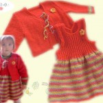 modèle tricot robe bébé #16