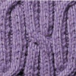 modèle tricot torsade nattée double #15