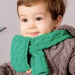 modèle tricot écharpe bébé #14