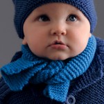modèle tricot écharpe bébé #1