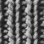 modèle tricoter point de riz un #4