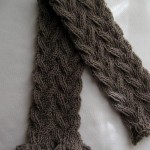patron tricot foulard torsade #12
