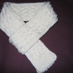 patron tricot foulard torsade #2