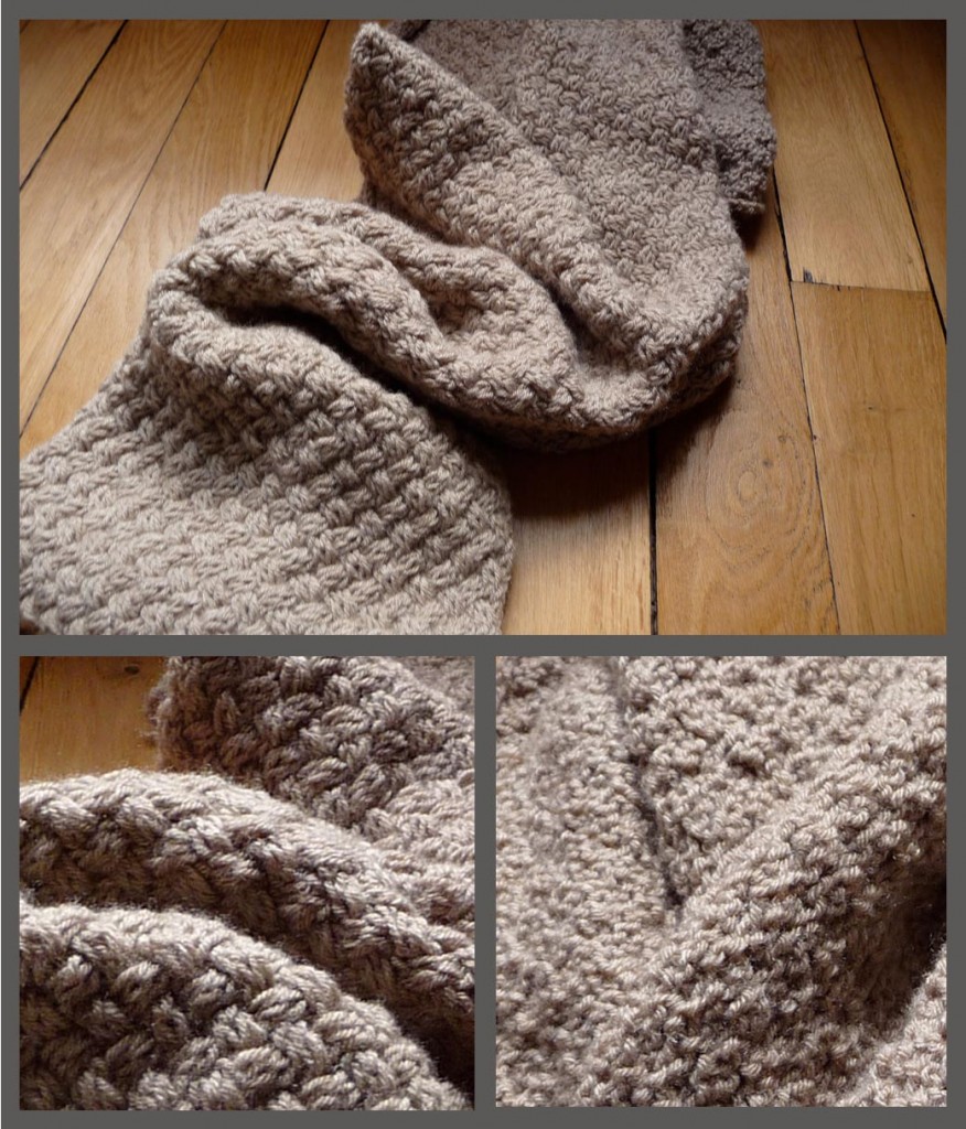 tricoter modele echarpe #12