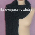 tricoter modele echarpe #15