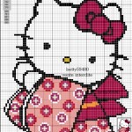 photo tricot modele grille tricot hello kitty 17
