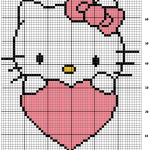 photo tricot modele grille tricot hello kitty 5