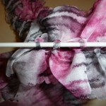 photo tricot modele tricot echarpe ruban 14