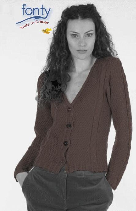 photo tricot modele tricot gratuit pour femme gilet 15