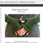 photo tricot modele tricot jersey mitaine gratuit