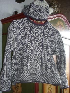 photo tricot modele tricot pull norvegien 13