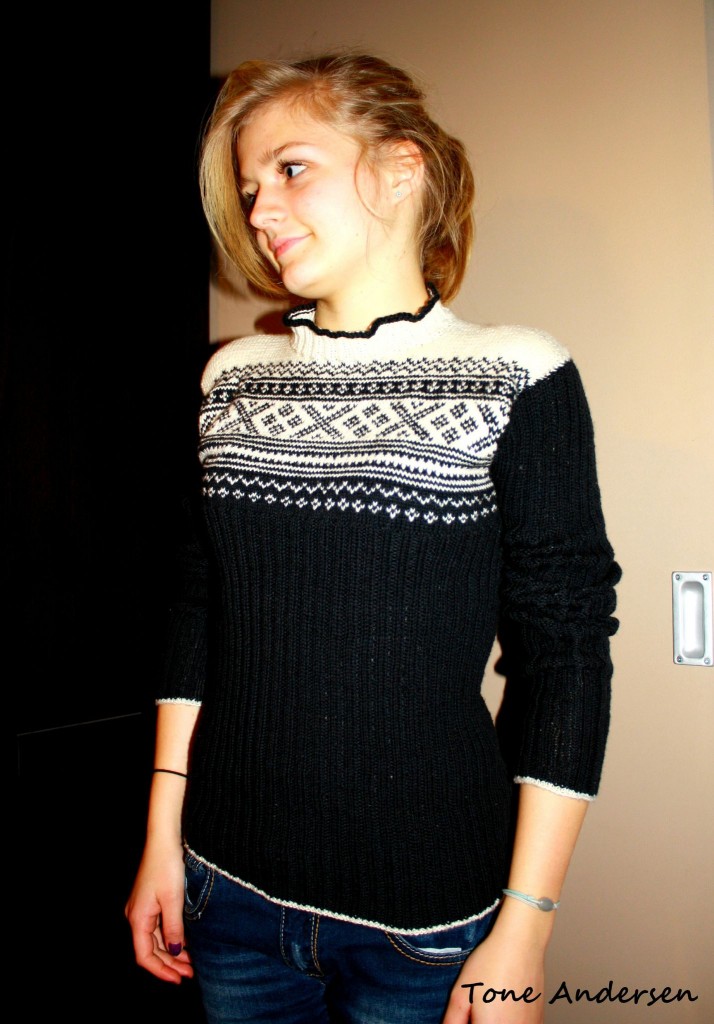 photo tricot modele tricot pull norvegien 14