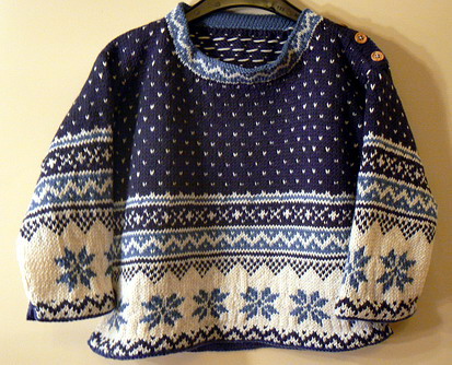 photo tricot modele tricot pull norvegien 5