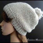 photo tricot modèle tricot bonnet pompon 11