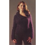 photo tricot modèle tricot femme gilet 6