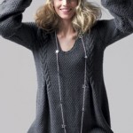 photo tricot modèle tricot robe pull 13