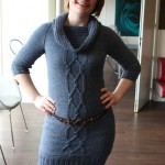 photo tricot modèle tricot robe pull 16