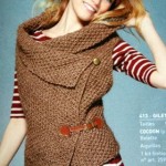 photo tricot modèle tricot écharpe bergère de france 8