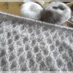 photo tricot modèle tricoter nid d abeille comment 12