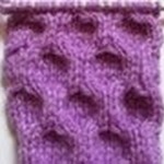 photo tricot modèle tricoter nid d abeille comment 13
