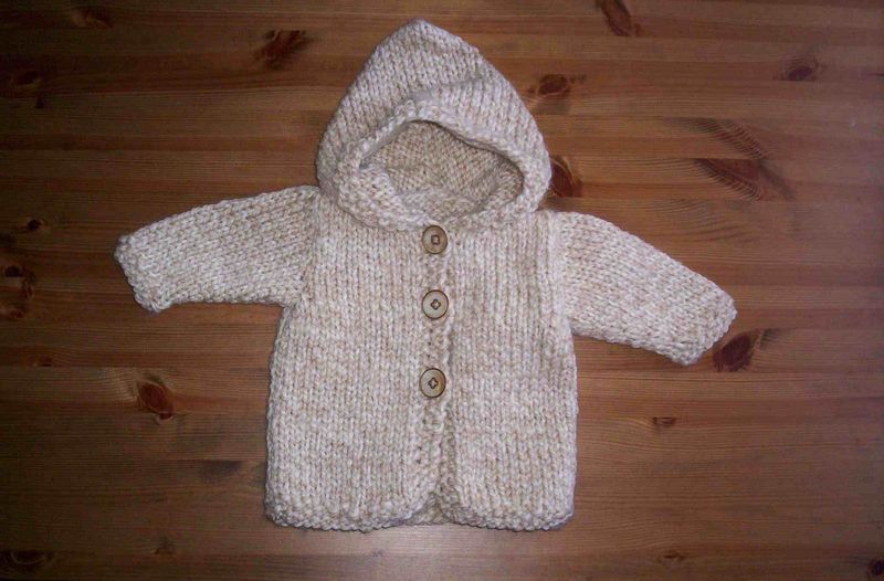 tricoter veste bebe