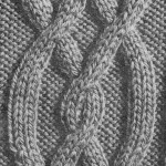 photo tricot modele de tricot en torsade