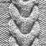 photo tricot modele de tricot en torsade 9