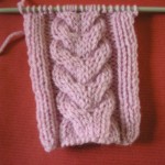 photo tricot modele point tricot torsade 14