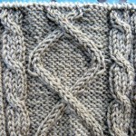 photo tricot modele point tricot torsade 6