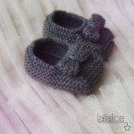 photo tricot modele tricot bebe chaussons 5